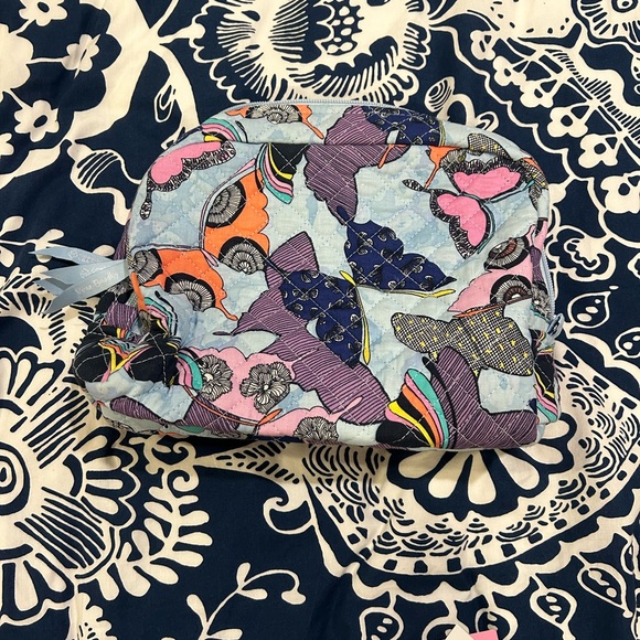 Vera Bradley Large Cosmetic Bag Butterfly By - Picture 5 of 5